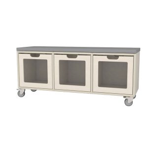 Kubus sittebenk m 3 bokser