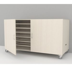 Madrassskap inkl. hjul - OW6504B