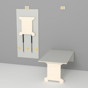 Vegghengt bord 1200 medium - OW8593B